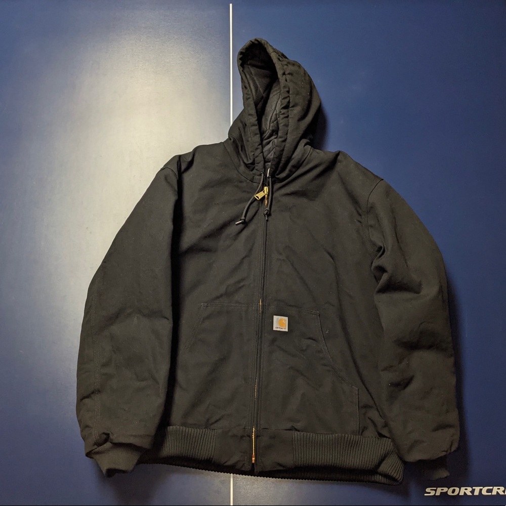 LOOSE FIT FIRM DUCK INSULATED FLANNEL-LINED ACTIVE JACKET CARHARTT